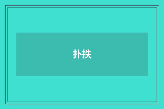 扑抶