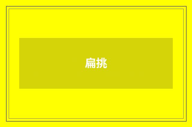 扁挑