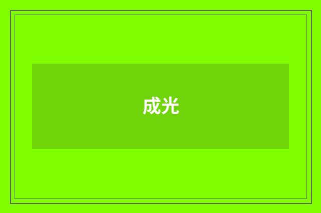 成光