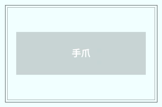 手爪