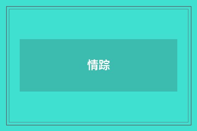 情踪