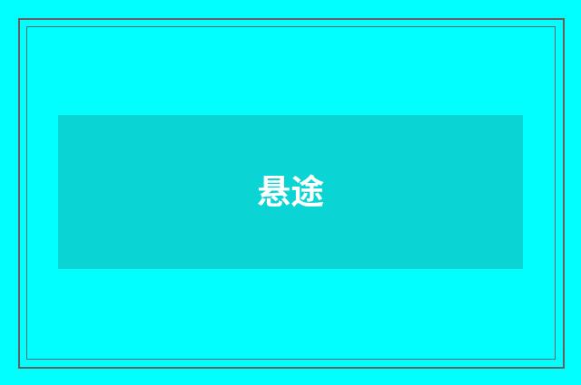 悬途