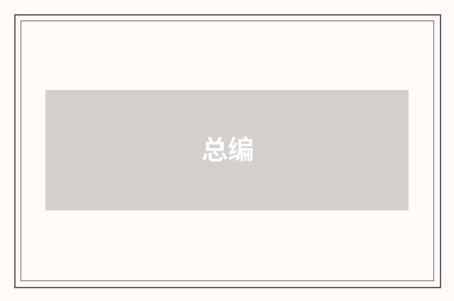 总编