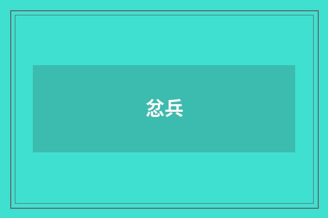 忿兵