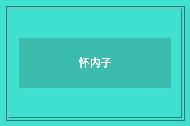 怀内子