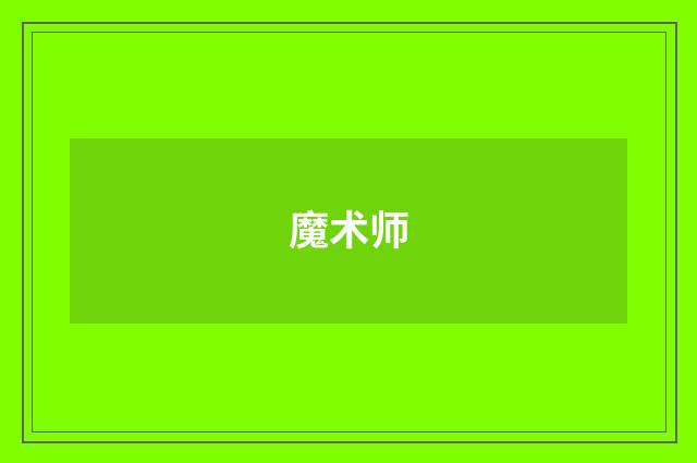 魔术师