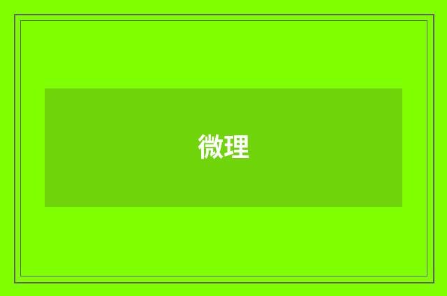 微理