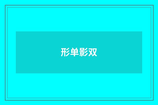 形单影双