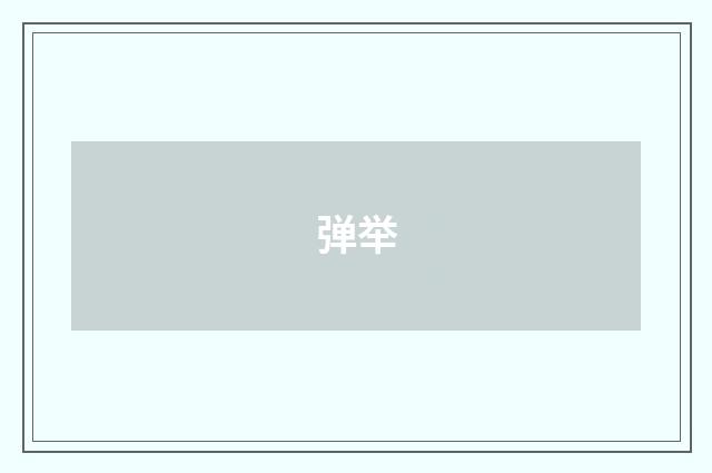 弹举