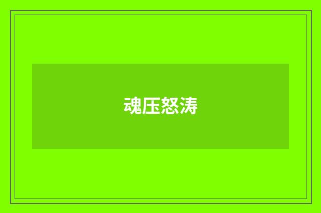魂压怒涛