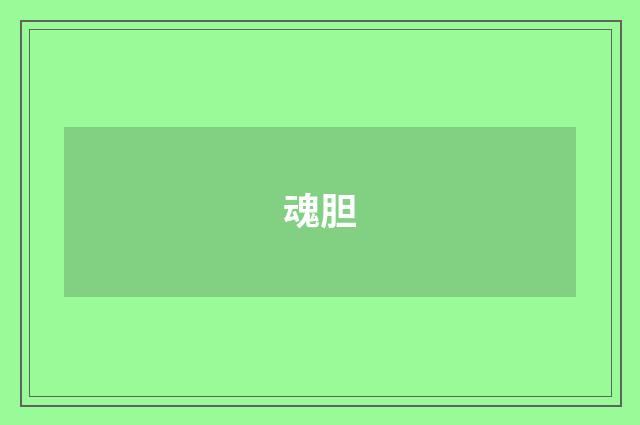 魂胆