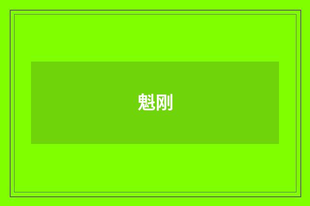 魁刚
