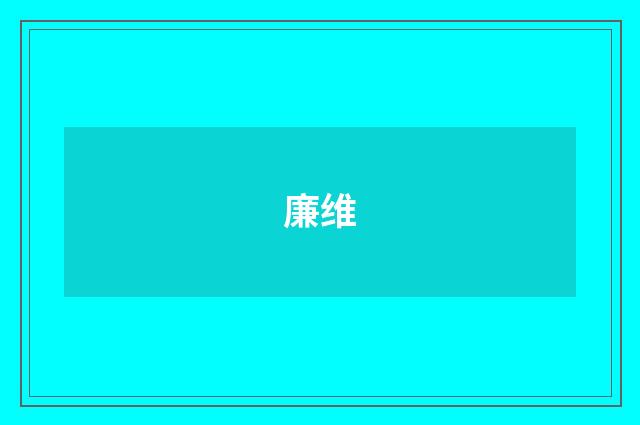 廉维