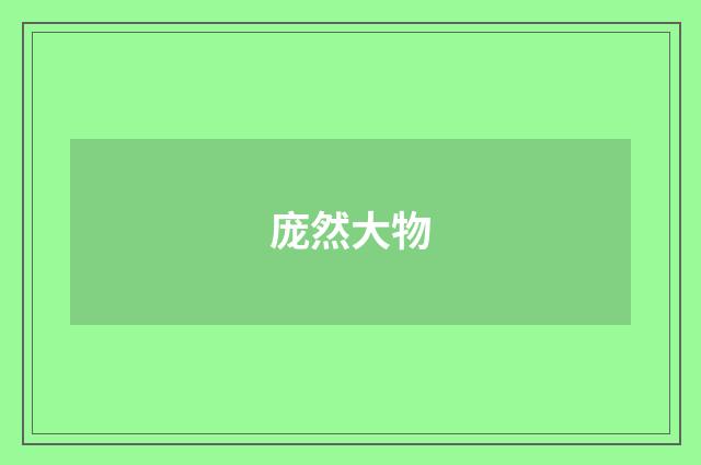 庞然大物