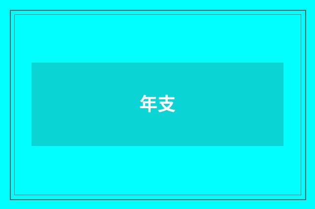 年支