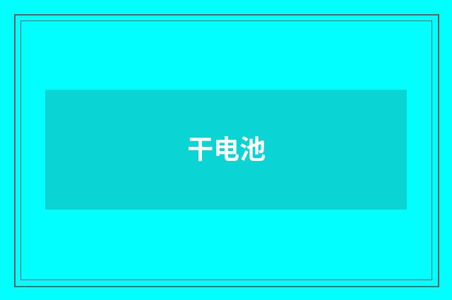 干电池