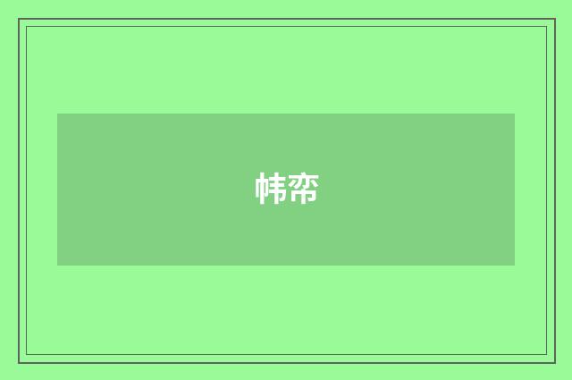 帏帟