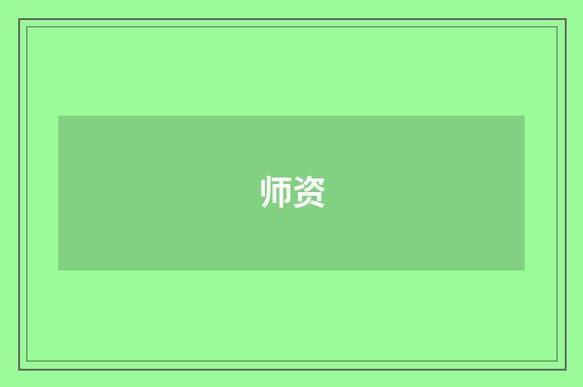 师资