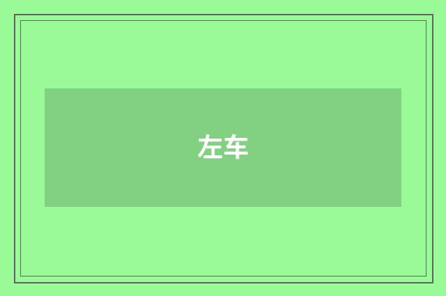 左车