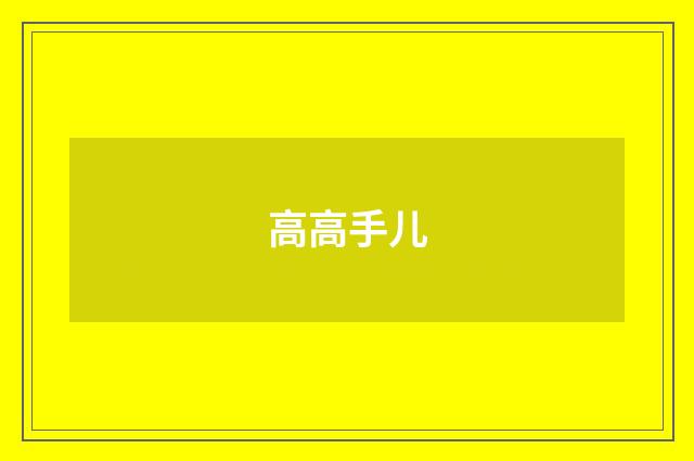 高高手儿