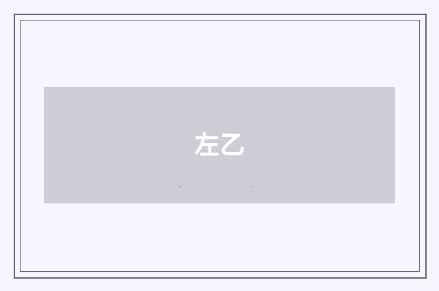 左乙
