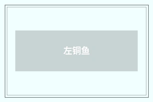 左铜鱼
