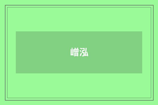 嶒泓