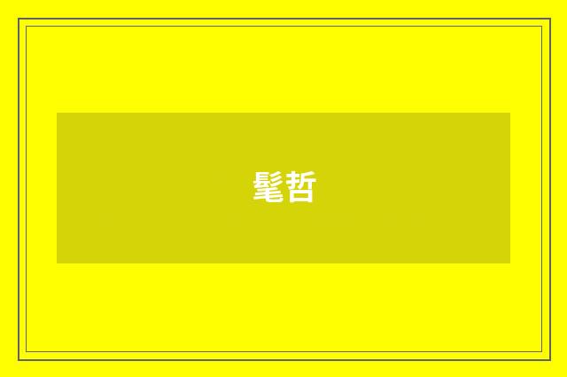 髦哲