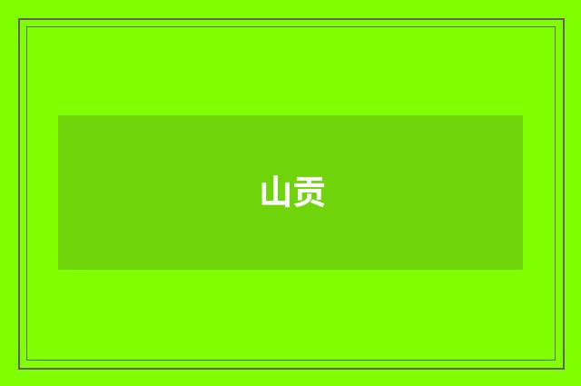 山贡