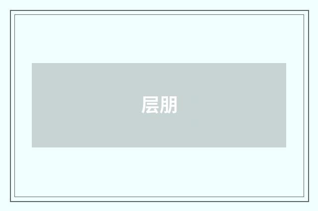 层朋