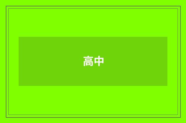 高中