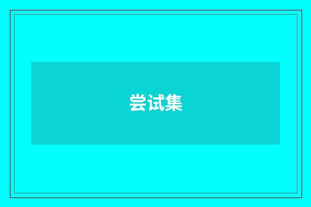 尝试集