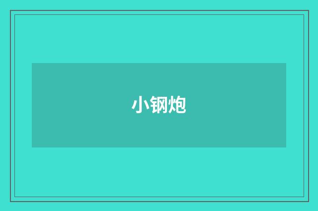 小钢炮