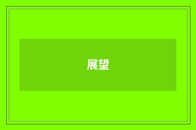 展望