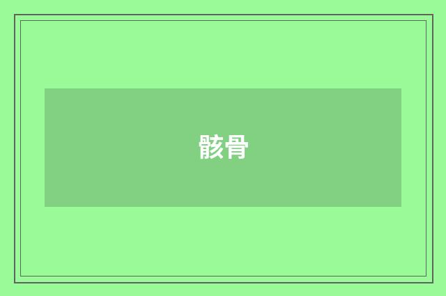 骸骨