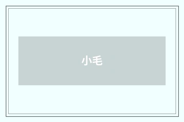 小毛
