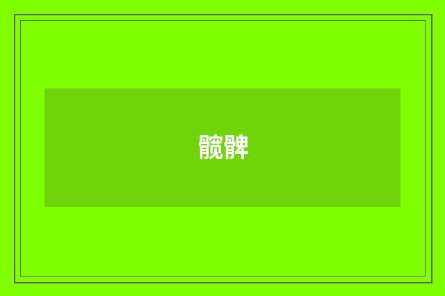 髋髀
