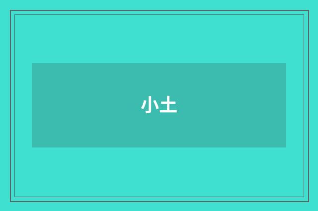 小土