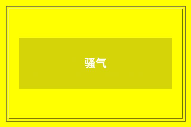 骚气