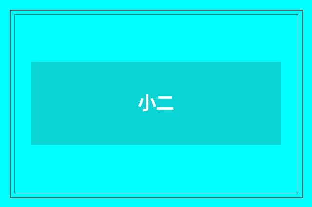 小二
