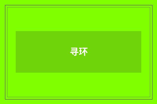 寻环