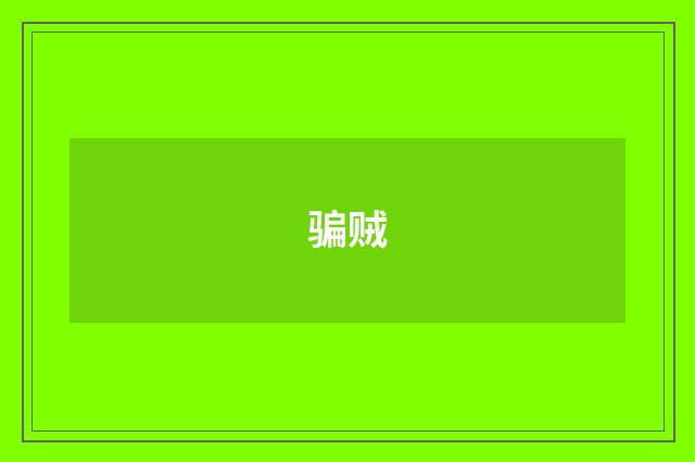 骗贼