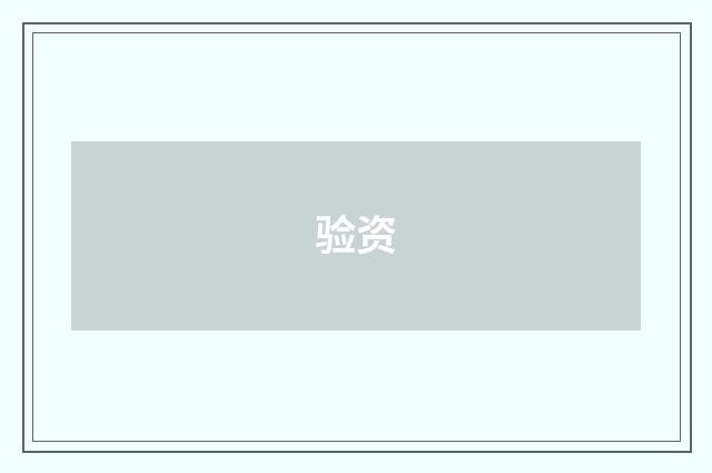 验资