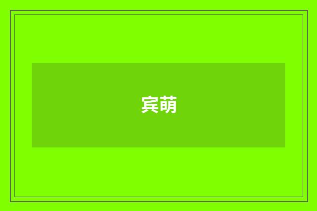 宾萌