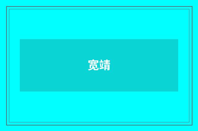 宽靖