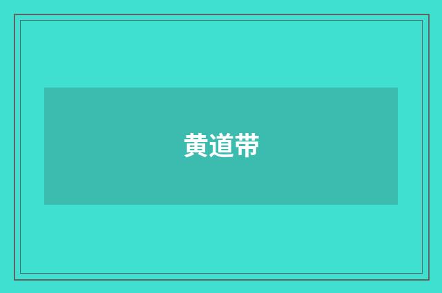 黄道带