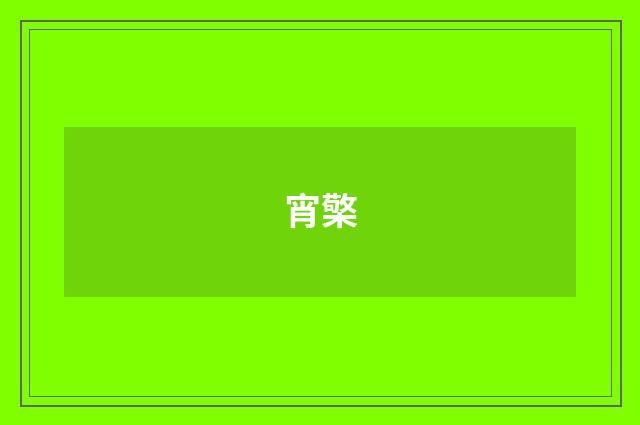 宵檠