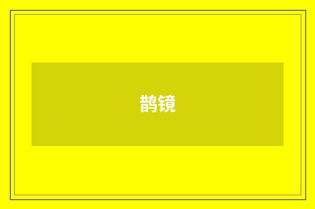 鹊镜
