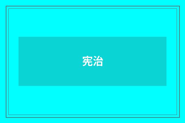 宪治