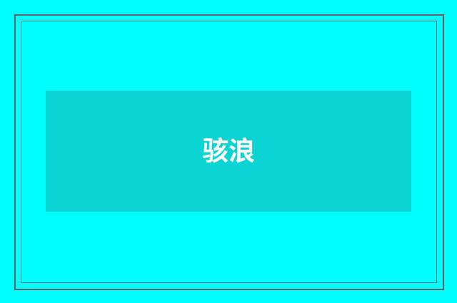 骇浪